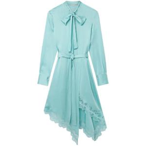 26 SS Stella McCartney 더블 새틴 레이스 트리밍 드레스 6A02203AU309 TP432156476