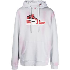 26 SS Mostly Heard Rarely Seen 8 Bit 트로피 그래픽 프린트 풀오버 후드티 MHEB02BBKH16 TP432303832