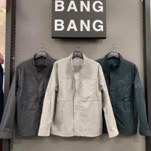 뱅뱅성서 HC04 봄 남성 하이넥 홑겹 사파리점퍼 NUK144