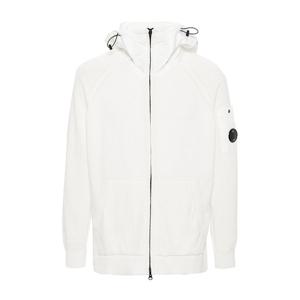 CP컴퍼니 니트 후드 집업 화이트 16CMKN047A 005367M 103