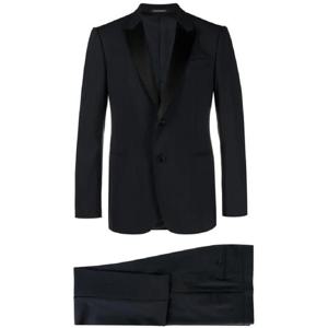 26 SS 엠포리오아르마니 새틴 트리밍 싱글 브레스티드 수트 01VMOP01506 TP432076140