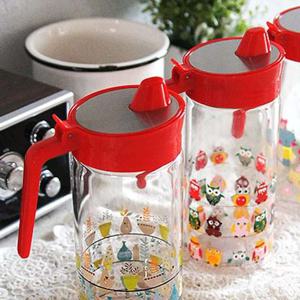 식용유 액체류 담기 편리한 스칸디아 유리 오일병