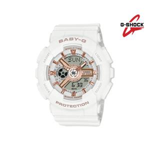 [베이비지]베이비지 화이트 BA-110XRG-7ADR 학생시계 캐쥬얼 패션시계 지샥 방수시계