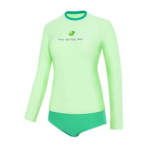 아레나  팝핑 프룻 슬림핏 래쉬가드 세트(A5BL1PS01GRN)
