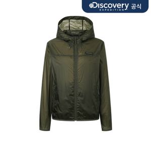 [디스커버리] 여성 초경량 립스탑 바람막이 (D.Khaki) DWWJ7D053-DKS