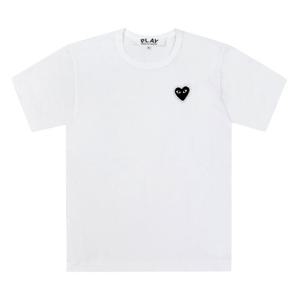 꼼데가르송 AX-T801-051 1 PLAY 플레이 블랙 하트 와펜 라인스톤 공용 반팔티