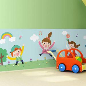 아트박스/꾸밈 ta518-신나는어린이집_불투명유리시트지