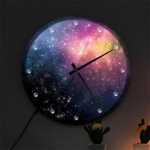 아트박스/꾸밈 nf470-LED시계액자35R_신비로운우주