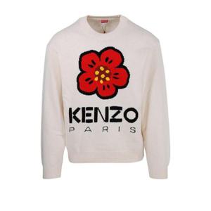 Kenzo 로고 인타르시아 크루넥 스웨터 FD55PU3803LD 02 TP944335531