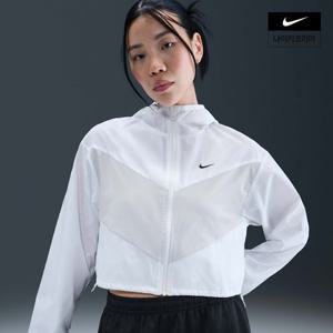 [나이키] 스포츠웨어 윈드러너 여성 루즈 우븐 후드 재킷 HJ1183-101