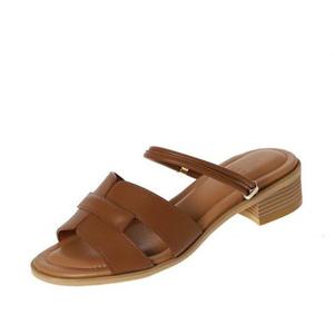 (DAKS) 여성 샌들 (굽 3CM) DLD302KA34 카멜