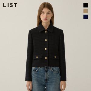 [리스트]울 트위드 싱글 카라 자켓_TWWJKP72100