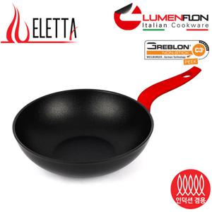 [루멘플론] 엘레타 레드 WOK 28cm
