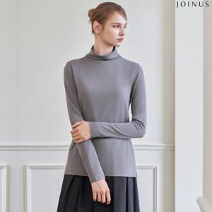 조이너스 차콜 코튼 모달 티블라우스 J243B001A_13