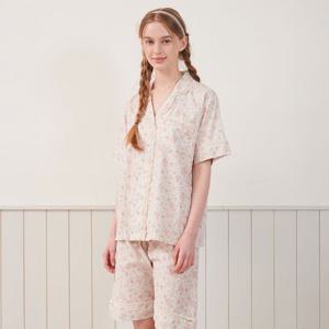 [바풀 주니어]바풀 LL5030-36 여성잠옷 순면 여름 파자마 투피스 잠옷 상하