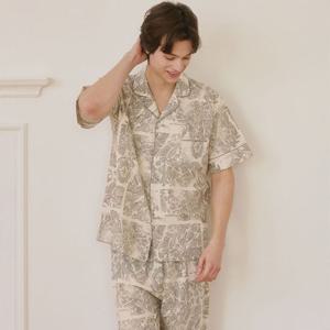 [바풀 주니어]바풀 LL5024-11 남성잠옷 순면 여름 파자마 투피스 잠옷 상하