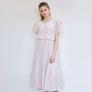 [바풀 주니어]바풀 LL5036-31 여성잠옷 여름 파자마 원피스 잠옷 홈드레스