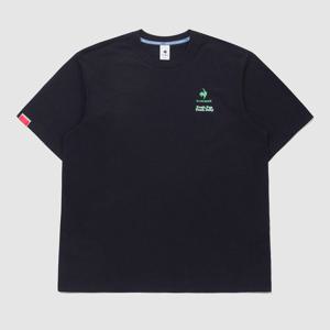 르꼬끄X그로서리스터프 유니 백그래픽 반팔티 QQ223LRS49_BLK