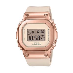 지샥 GM-S5600PG-4 메탈 스퀘어 로즈 골드 화이트 남녀공용 전자