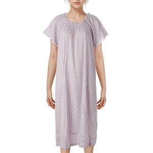 비비안 심플 모던 부드러운 레이온 홈웨어 원피스 GW1934B