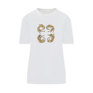 지방시 반팔 티셔츠 BW70EKP6YX 100 WHITE