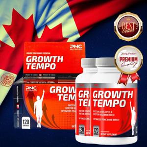 (2병)PNC Nutrition 그로스템포 키즈 청소년 성장 키성장 캐나다 멀티비타민 120정 2개월분