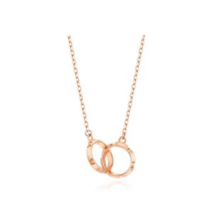 [티르리르]쇼러브 커넥트 실버핑크 목걸이 TNSSVP13945M