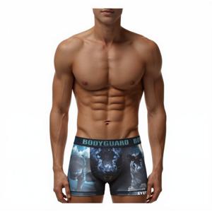 [보디가드][와일드] 다크 흑표범 그래픽 아웃밴드 남성 드로즈 BGMDAA02