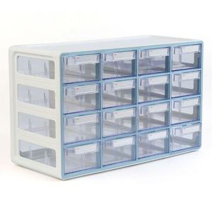 리템 시스템 업 멀티박스 중형 16칸 데스크정리함 다용도정리함 아크릴정리함 화장품정리대 소품정리함 보