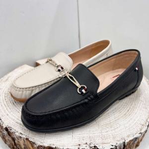 [에스콰이아]에스콰이아  여성 경량 금속 등장식 캐주얼 로퍼 2c