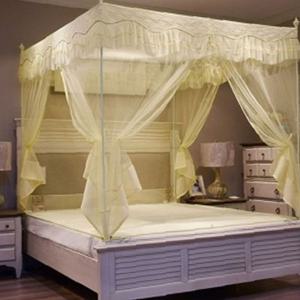 윈드프리 사각모기장(120x200cm)(베이지) /침대모기장