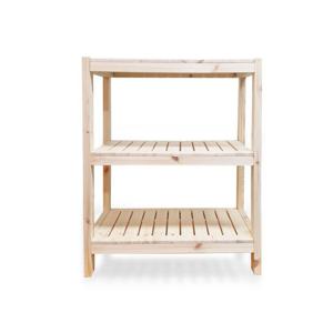 파인 우드렉 3단선반600 DIY 원목 모듈선반 정리선반 선반 우드선반 인테리어선반 원목선반 화분정리대 화