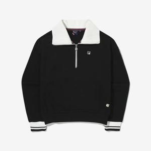 [휠라] TAG가 89,000원 테니스 반집업 맨투맨(FS2POG3361F_BLK)