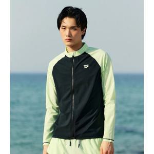 [아레나] (A5BM1PR08_AGR) 남성 캠프 레귤러핏 집업 래쉬가드