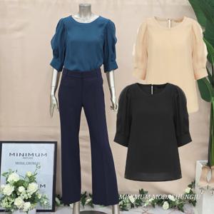 [미니멈]MD 베이직 하늘 블라우스 MD MZBGWB4890 M_CJ