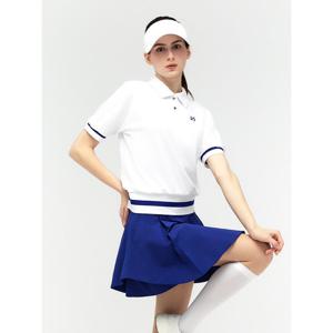 [듀빅]듀빅 여성 가오리 브루종 카라 반팔티셔츠 DD2WTS105RB