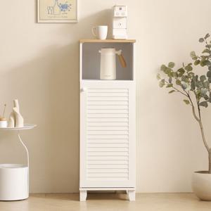 [착불배송] F41595 갤러리 틈새수납장 400 1color 수납장 틈새장 4단수납장 거실수납장 주방수납장 선반수납장 도어수납장 다용도수납장 선반장