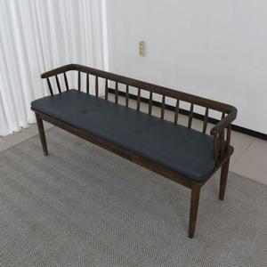 [착불배송] N443 2인 원목 벤치 1color 벤치의자 등받이벤치 식탁의자 원목벤치 나무벤치 원목벤치의자 인테리어벤치 식탁벤치