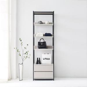 [착불배송] G5337 스틸 시스템 행거 H 600 4colors 옷장 드레스룸 시스템행거 다용도선반 스틸선반 철제선반 3단선반 선반행거 수납선반