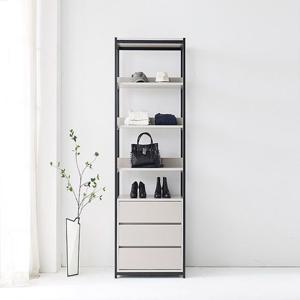 [착불배송] G5338 스틸 시스템 행거 I 600 4colors 옷장 드레스룸 시스템행거 다용도선반 스틸선반 철제선반 3단선반 선반행거 수납선반