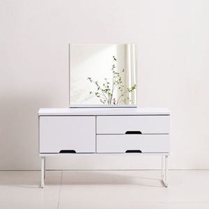 [착불배송] C7285 좌식 화장대 사각 거울 세트 850 2colors 850화장대 좌식화장대 서랍화장대 수납화장대 스틸화장대 사각거울 화장대거울 화장대세트 거울화장대세트