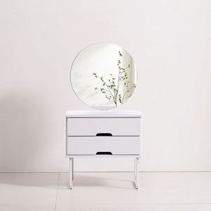 [착불배송] C7283 좌식 화장대 원형 거울 세트 500 2colors 500화장대 좌식화장대 서랍화장대 수납화장대 미니화장대 원형거울 거울화장대 화장대세트 침실가구