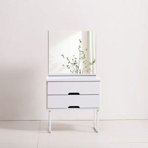 [착불배송] C7281 좌식 화장대 사각 거울 세트 500 2colors 500화장대 좌식화장대 서랍화장대 수납화장대 미니화장대 사각거울 거울화장대 화장대세트 침실가구