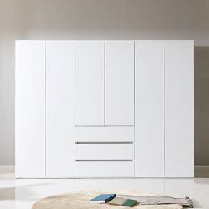 [착불배송] H1243 수납 옷장 세트 2400 2colors 드레스룸 이불장 옷장세트 드레스룸옷장 안방옷장 도어옷장 장롱 서랍옷장 침실가구