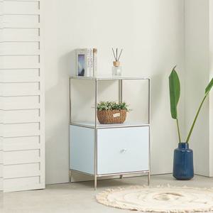 [착불배송] F41271 모듈 2단 선반 수납 협탁 500 4colors 500수납장 사이드테이블 수납장 거실장 모듈수납장 모듈가구 서랍장