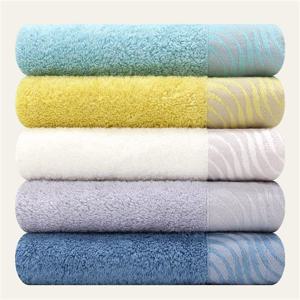 송월 타올 호텔 수건 10장 샤보렌 물결40 16수 뱀부혼방사