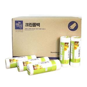 명진 크린 롤 위생백 17x25x200매 30개입 위생팩 크린팩 크린백 위생보관함