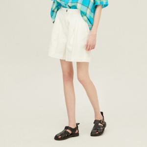 [베네통]백밴딩 투턱 숏 데님팬츠_BADP62431