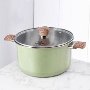 까사니 인덕션겸용 파스텔 세라믹 스텐 곰솥 26cm