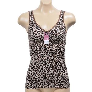 (쏘로사떼)호피무늬 매쉬 신축성좋은 여성브라런닝